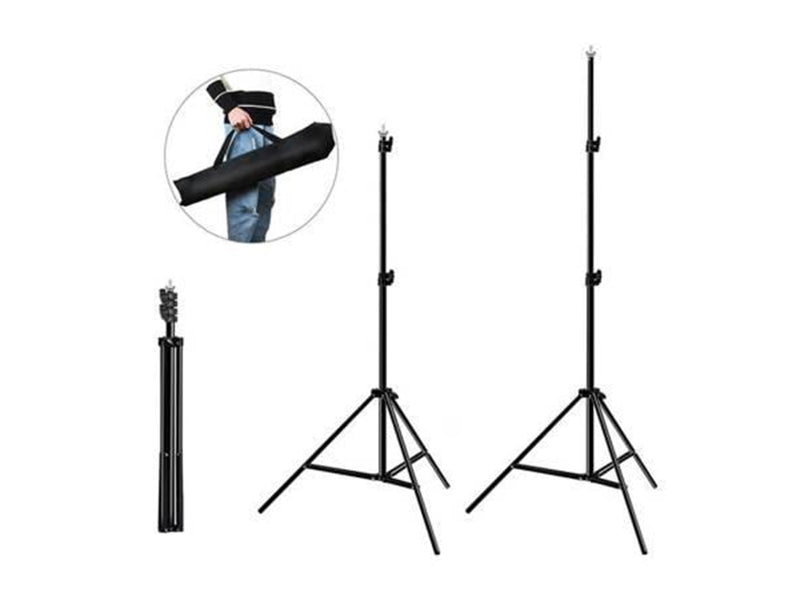 Puluz Photo studio background support  2x2m + Backdrops 3 pcs