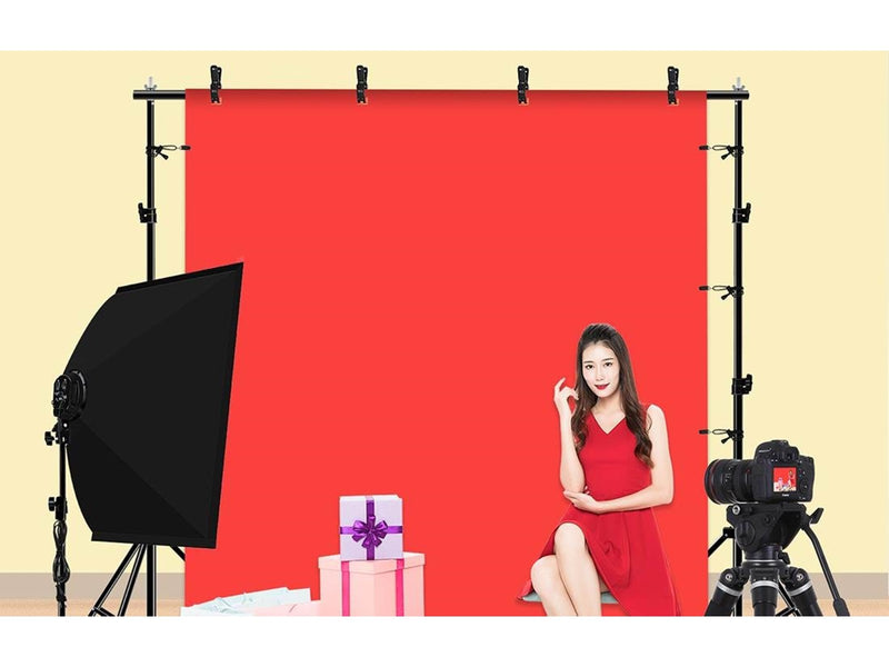 Puluz Photo studio background support  2x2m + Backdrops 3 pcs