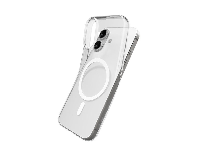 Puro 0.3 MAG Ultra-Slim TPU Case Compatible with MagSafe for iPhone 17 - Transparent
