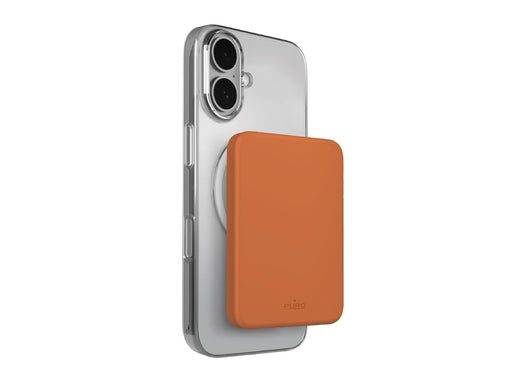 Puro 4200mAh ultra-thin compatible with MagSafe USB-C - orange - 4200 mAh