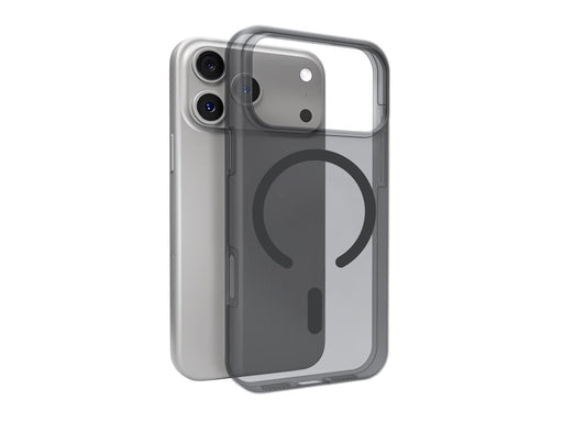 Puro Daylight Magsafe Compatible Silicone Case for iPhone 17 Pro - Translucent Black
