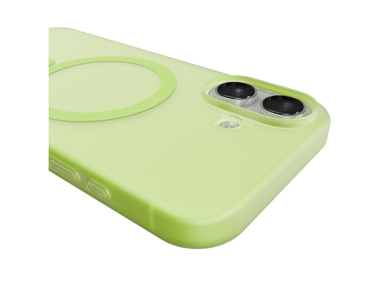 Puro Daylight Magsafe Compatible Silicone Case for iPhone 17 - Translucent Green