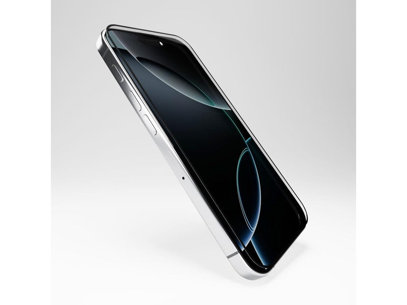 Puro Flexible Glass D3O hybrid glass with black frame for iPhone 16 Pro Max