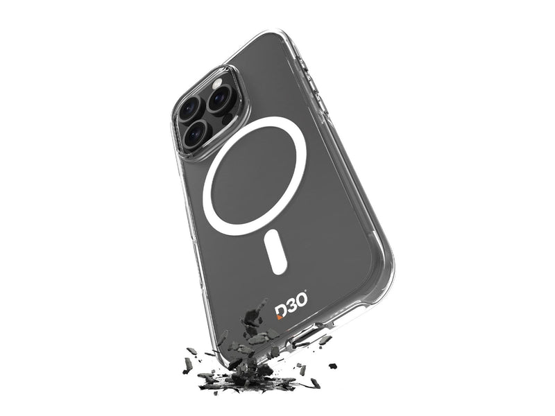 Puro Impact Clear D3O MagSafe Silicone Case for iPhone 16 Plus - Transparent