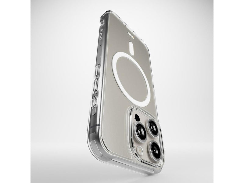 Puro Impact Clear D3O MagSafe Silicone Case for iPhone 16 Pro Max - Transparent