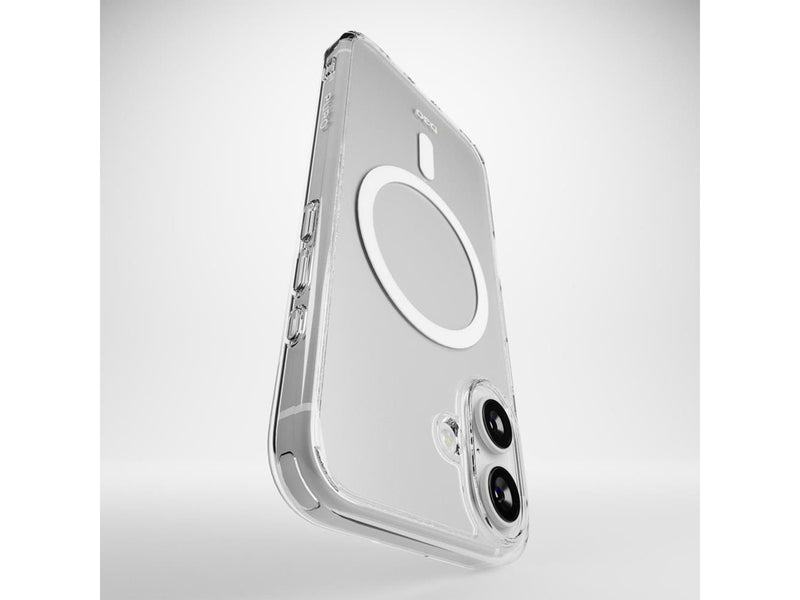Puro Impact Clear D3O MagSafe Silicone Case for iPhone 16 - Transparent