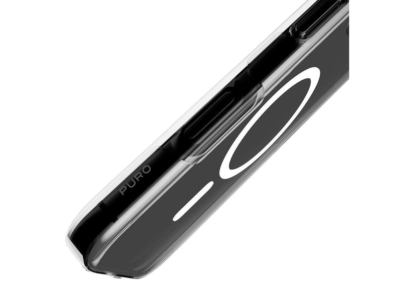 Puro Impact Clear D3O TPU+PC MagSafe Compatible Case for iPhone 17 - Transparent