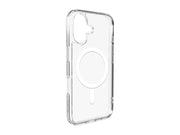 Puro Lite Mag TPU+PC Case Compatible with MagSafe for iPhone 17 - Transparent with White Ring