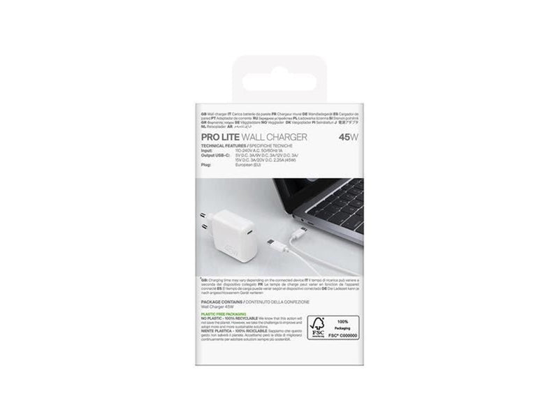 Puro PROLITE 45W USB-C wall charger - white