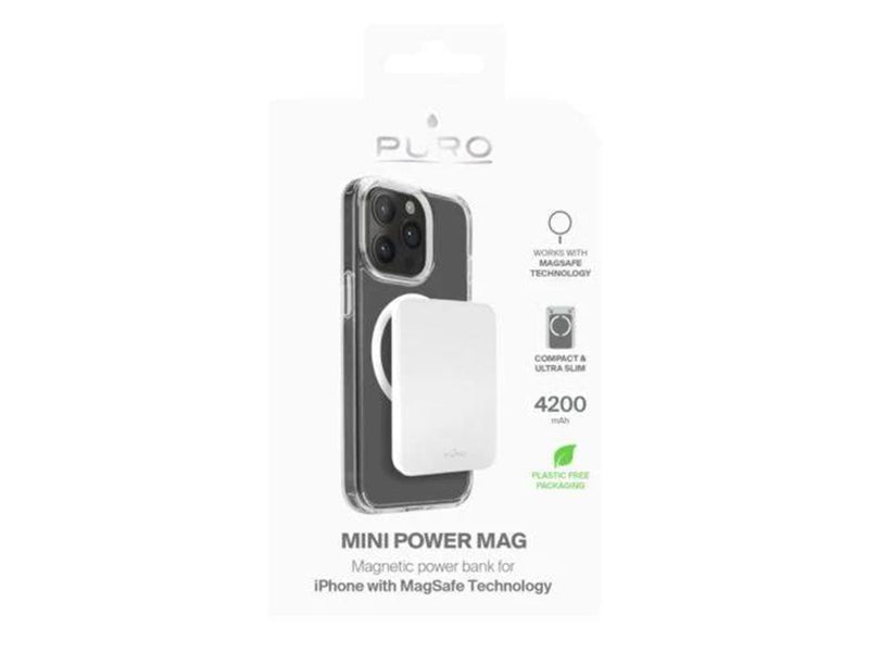 Puro Power Bank Wireless “Mini Power Mag” 4200 mAh for iPhone - 4200 mAh