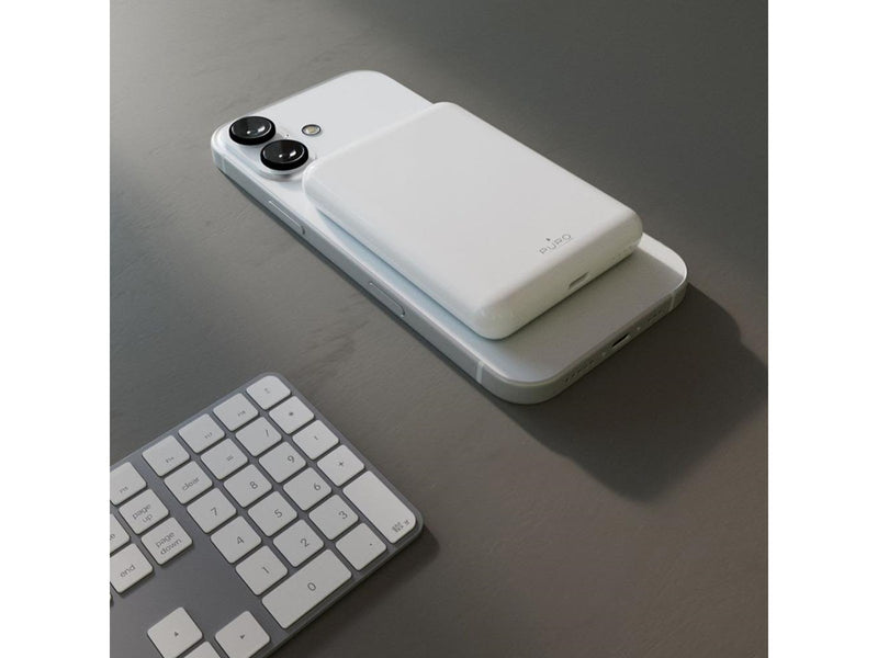 Puro Power Mag 5000mAh 20W Power Delivery USB-C - White - 5000 mAh