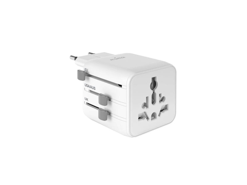 Puro Universal Travel Adapter - White