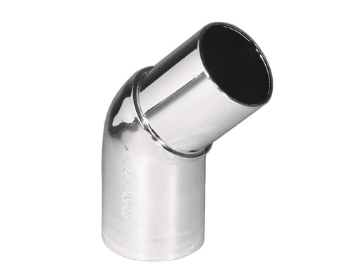Purus angle 45° 32 mm chrome pp/tpe with tip end
