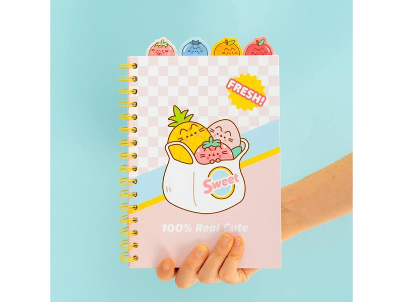 Pusheen - A5 Notebook / Notebook from the Fruits collection
