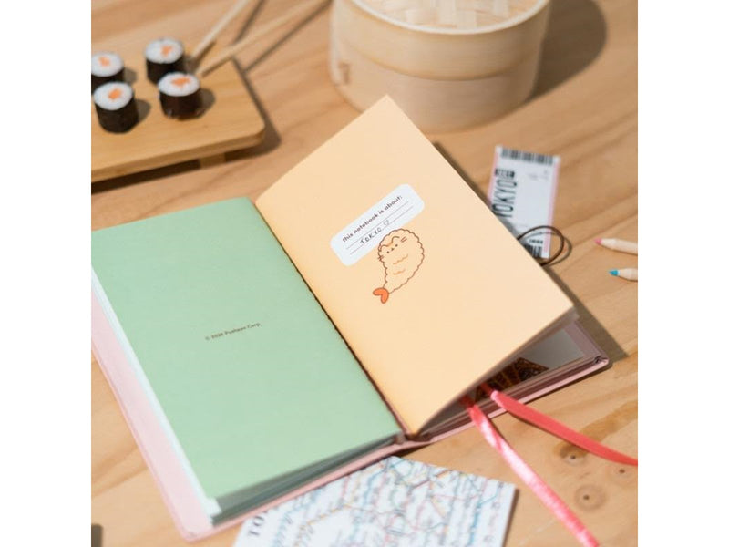Pusheen - B6 Travel Notebook from the Sushi Roll Collection