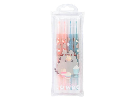 Pusheen - Foodie collection double-sided markers / pens set of 4