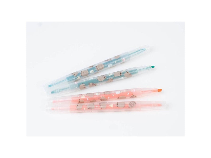 Pusheen - Foodie collection double-sided markers / pens set of 4