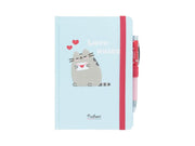 Pusheen - Notebook + pen flashlight from the Purrfect Love collection