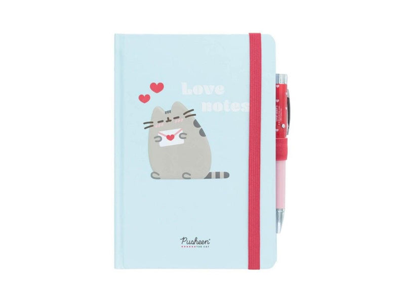 Pusheen - Notebook + pen flashlight from the Purrfect Love collection