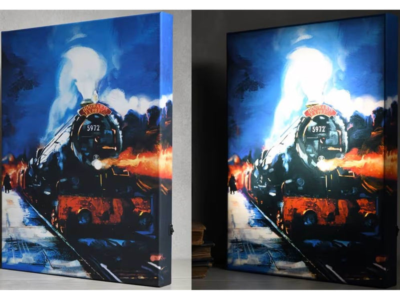 Pyramid - Light Up Canvas Harry Potter (Hogwarts Express) 30x40 - Bild