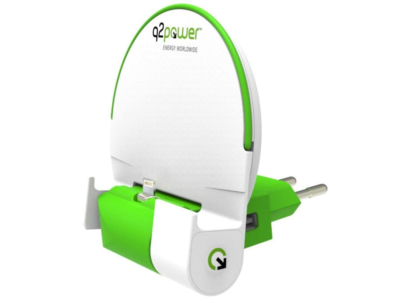 Q2Power Dock and charge powerbank EU lightning - 2000 mAh