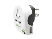 Q2Power USA to Europe - power connector adaptor - NEMA 5-15 to CEE 7/4 - EU->USA