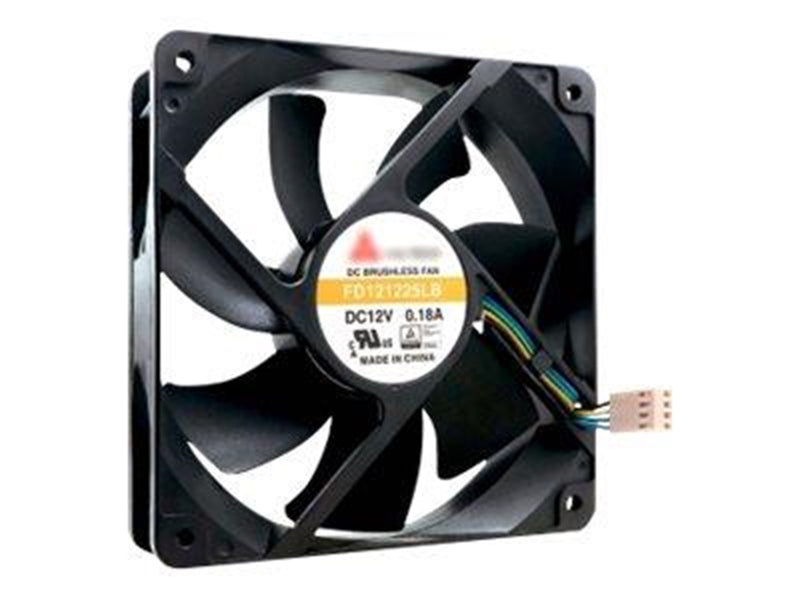 QNAP 120X120X25MM FAN 12V 4PIN - Gehäuselüfter - 120mm - Schwarz