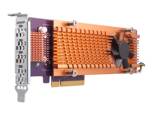 QNAP QM2-4P-384 - Storage controller - PCIe 3.0 - low profile - PCIe 3.0 x8
