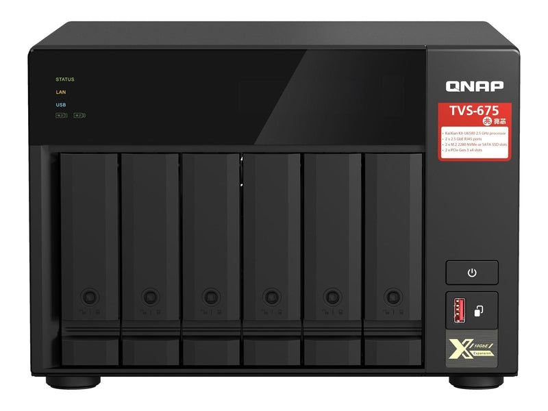 QNAP TVS-675-8G - NAS Server