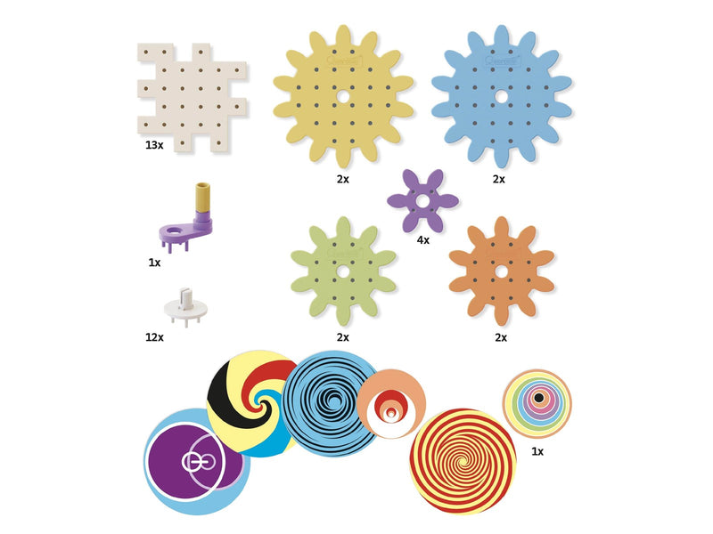 Quercetti Kaleido Gears Play Eco+