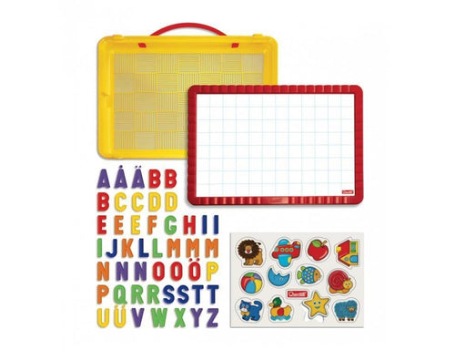 Quercetti - Magnetic Board Letters in Storage Case