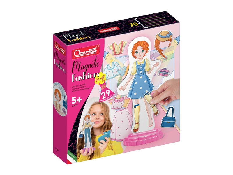 Quercetti - Magnetic Fashion Dress-up Doll 29pcs.