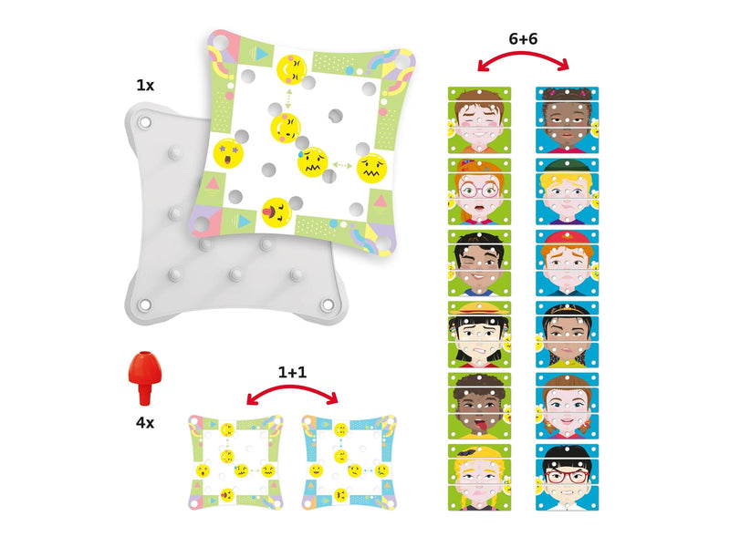Quercetti Make a face puzzle