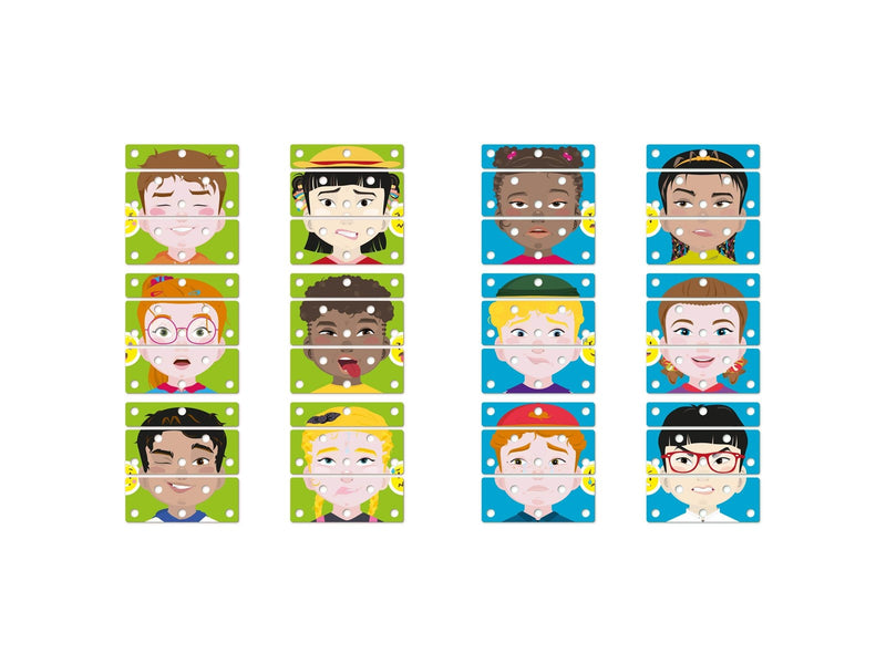 Quercetti Make a face puzzle