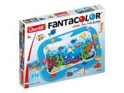 Quercetti - Ocean Fun Fish & Pegs Insert Mosaic 316 pcs.