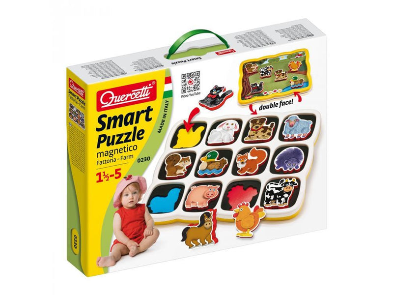 Quercetti Smart Magnet Puzzle Farm