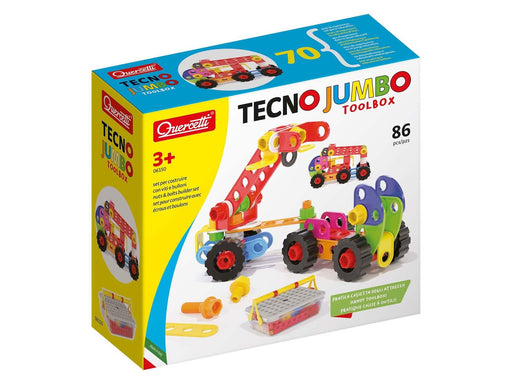 Quercetti Tecno Jumbo with Storage Box 84pcs.