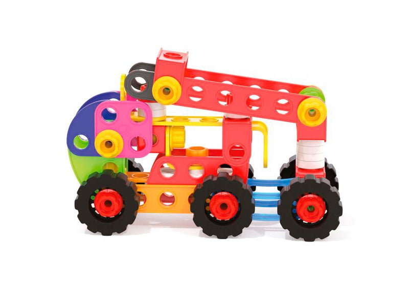 Quercetti Tecno Jumbo with Storage Box 84pcs.