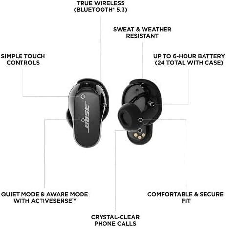 Bose QuietComfort Earbuds II - Black