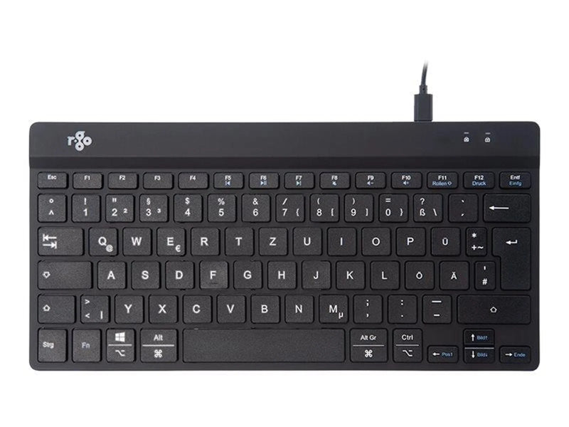 R-Go Tools R-Go Compact Break - Tastatur - Deutsch - Schwarz