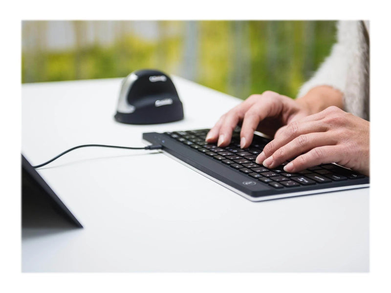 R-Go Tools R-Go Compact Break - Tastatur - Deutsch - Schwarz