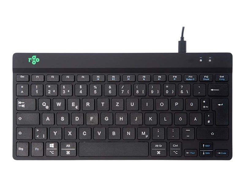 R-Go Tools R-Go Compact Break - Tastatur - Deutsch - Schwarz *DEMO*