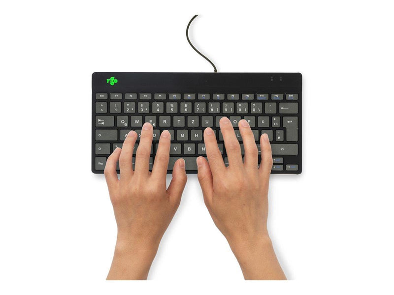 R-Go Tools R-Go Compact Break - Tastatur - Deutsch - Schwarz *DEMO*