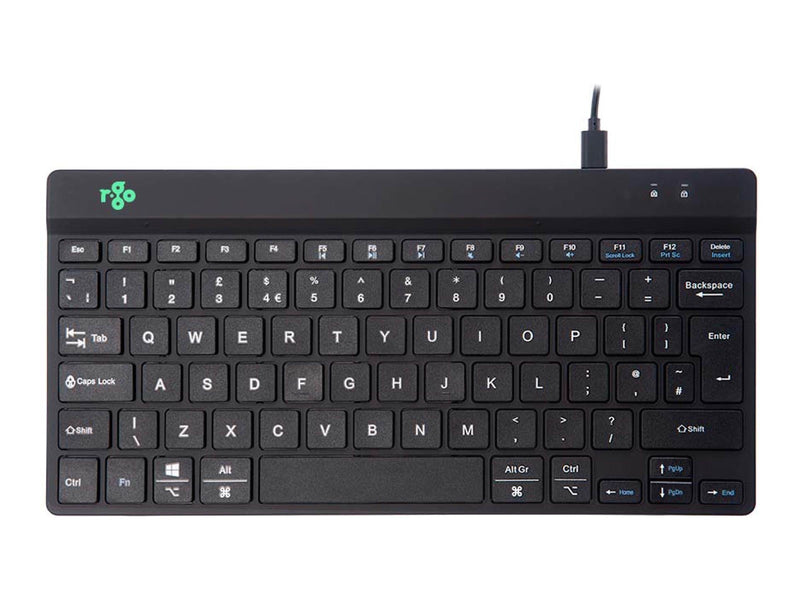R-Go Tools R-Go Compact Break - Tastatur - Englisch (UK) - Schwarz