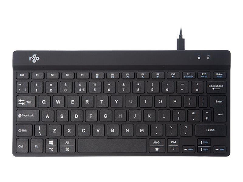 R-Go Tools R-Go Compact Break - Tastatur - Englisch (UK) - Schwarz