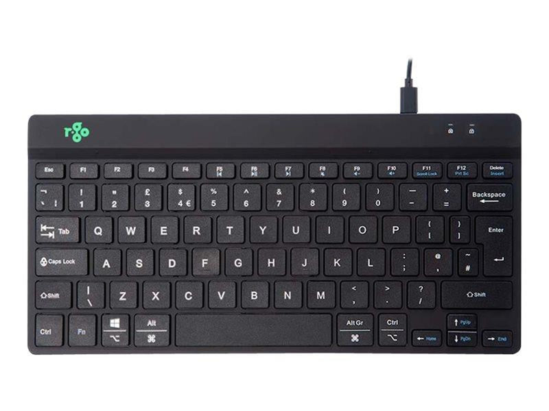 R-Go Tools R-Go Compact Break - Tastatur - Englisch (UK) - Schwarz