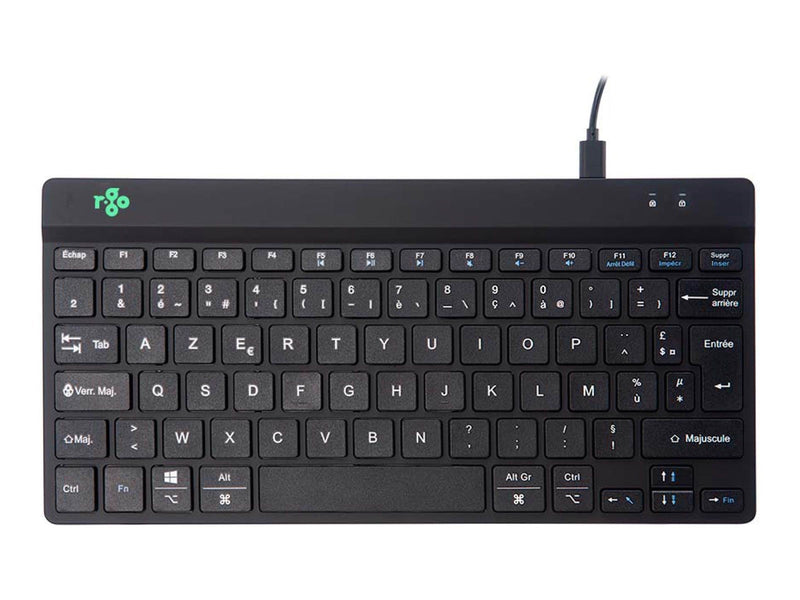 R-Go Tools R-Go Compact Break - Tastatur - Französisch - Schwarz