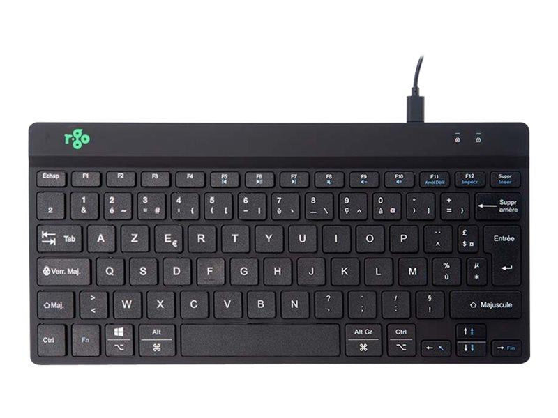 R-Go Tools R-Go Compact Break - Tastatur - Französisch - Schwarz
