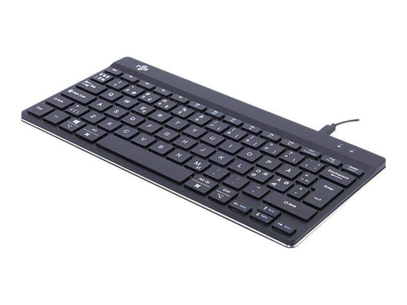 R-Go Tools R-Go Compact Break - Tastatur - Nordic ISO - Schwarz