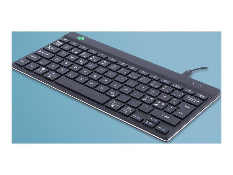 R-Go Tools R-Go Compact Break - Tastatur - Nordic ISO - Schwarz
